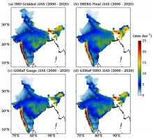 GSMap ISRO Rain plot